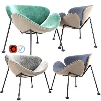 现代休闲椅-3D11